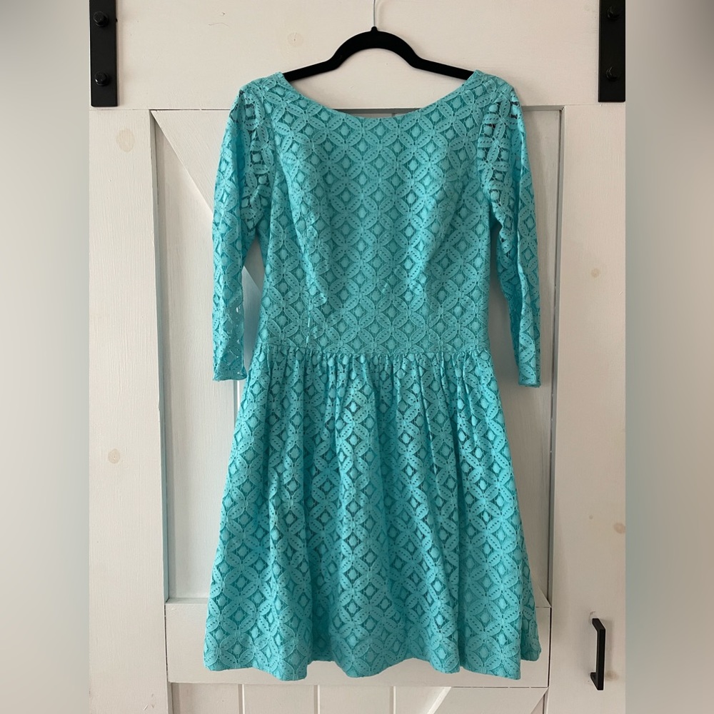 Lily Pulitzer Blue Lace Dress